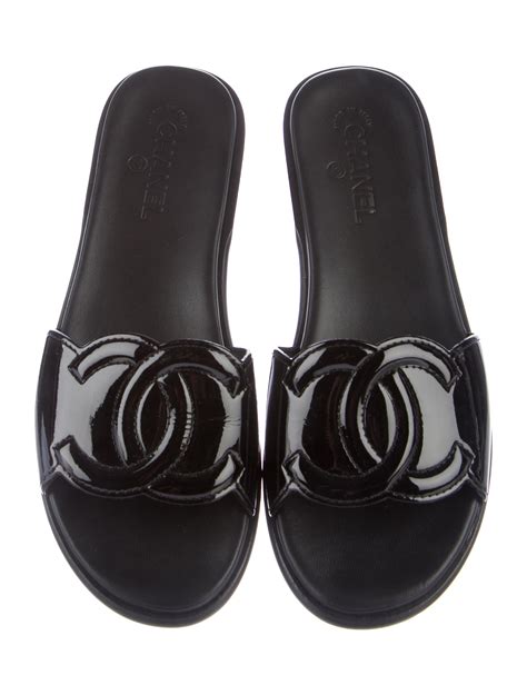 chanel slides|chanel slides for sale.